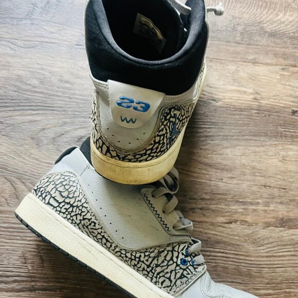 Jordan 1 Flight 2 Premium Elephant Grey Print 23 11.5 Used main image 6